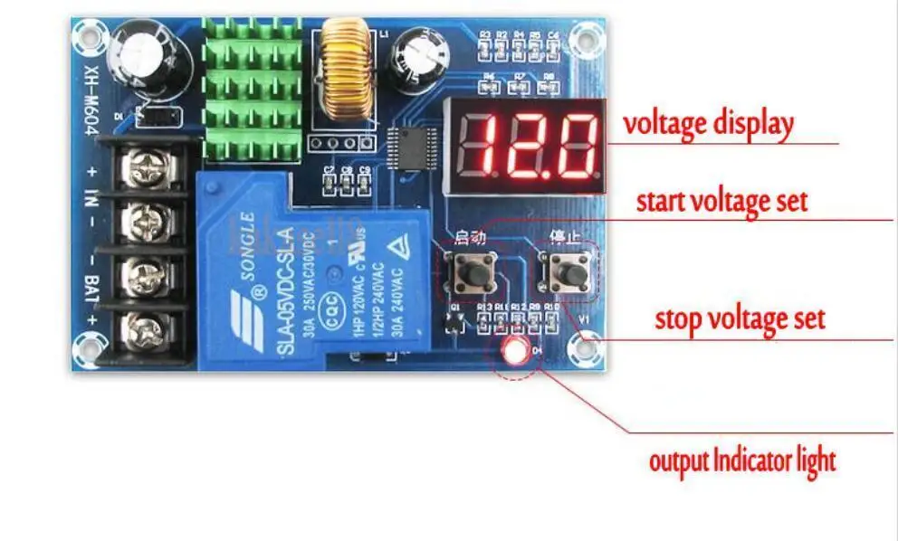Свинцово кислотная фотозащитная плата переключатель 6 60 в 12 В 24 48 в|switch 12v|switch