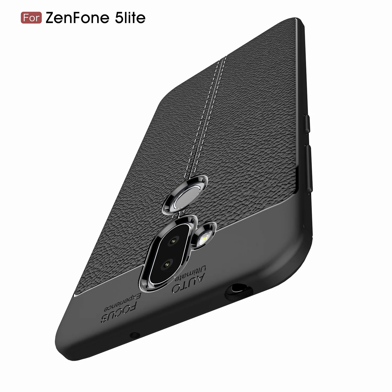 Asus Zenfone 5 Lite ZC600KL чехол X017D Роскошный кожаный из ТПУ с узором Личи для задней панели