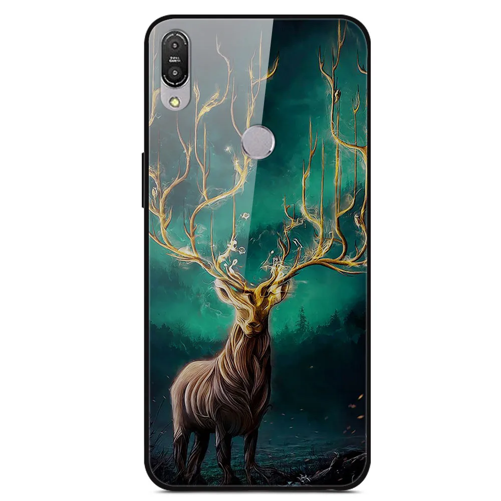39 Для ASUS Zenfone Max Pro M1 ZB601KL ZB602KL чехол из закаленного стекла с изображением планеты космос, стеклянный чехол на заднюю панель Для Zenfone Max Pro M1 ZB602K - Цвет: 39