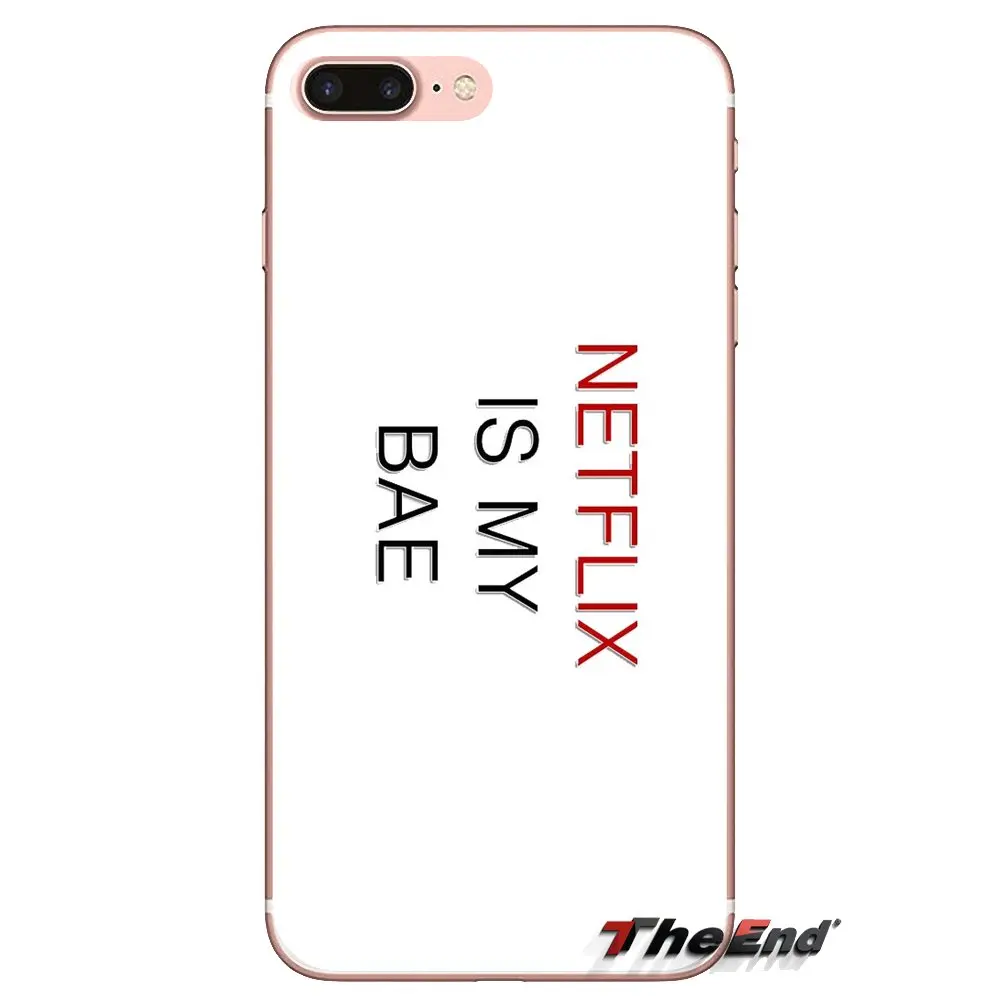 Прозрачный чехол из ТПУ для iPod Touch Apple iPhone 4 4S 5 5S SE 5C 6 6S 7 8 X XR XS Plus MAX netflix is my boyfriend Quote