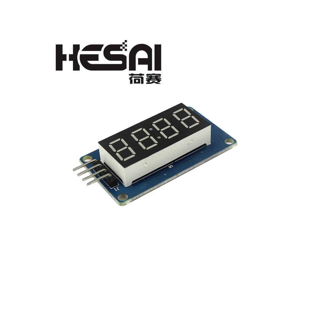 1 шт. TM1637 4 бита цифровой светодиодный модуль дисплея для arduino 7 сегментов 0,36 дюймов часы красный анод трубки четыре последовательных драйвер платы Пакет
