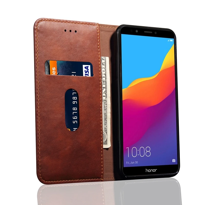 Чехол-портмоне с откидной крышкой для ETUI Huawei Y6 чехол Huawei 7A DUA-L22 чехол для Huawei 7A 7 A A7 чехол для кошелька держатель книга