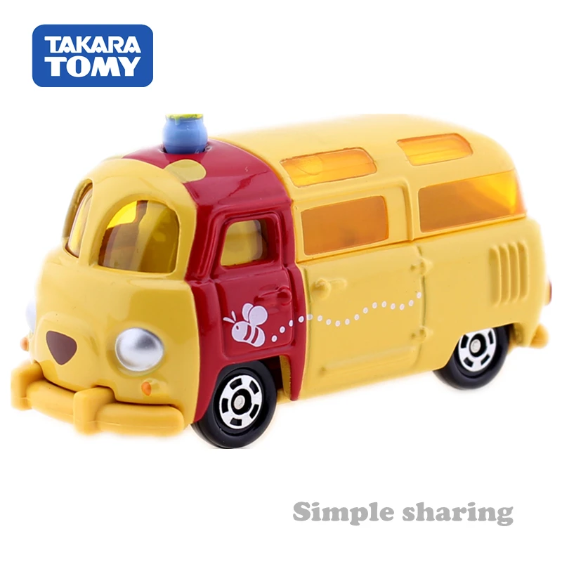 Takara Tomy Tomica DM18 Disney Motors автомобиль Аниме фигурки Winnie Van модель комплект литые