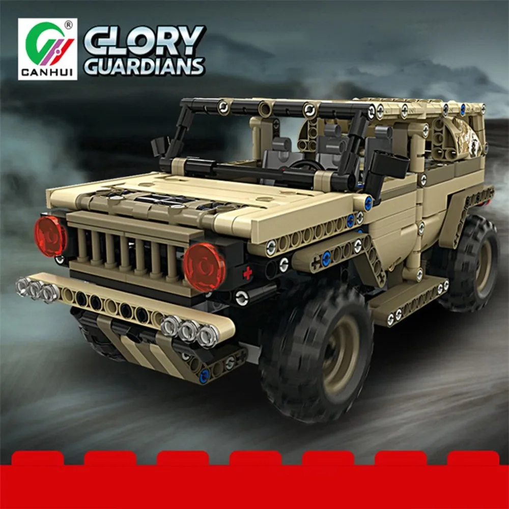 MoFun 13009 2 4G 4 H usb зарядка строительный блок имитированный военный автомобиль 538 шт DIY