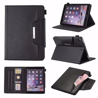 leather case for new apple ipad 9 7 2017 a1822 a1823 ultra thin folio flip stand cover auto wake sleep for ipad 2018pen