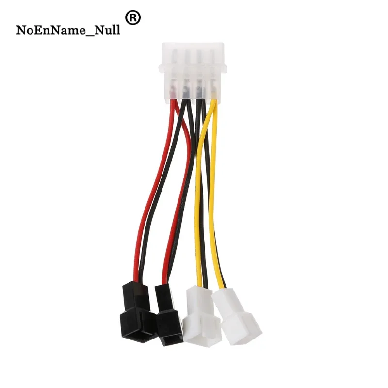 Кабель адаптера IDE Molex 4 Pin To 4X 3 TX3 чехол охлаждающий вентилятор адаптер питания