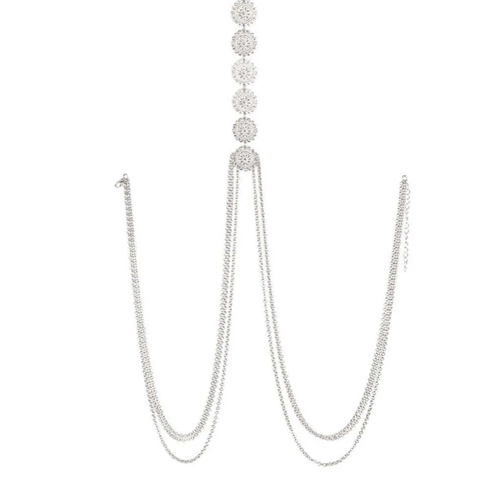 Пикантные медные бусины нательная цепочка под бюстгальтер жгут многослойное