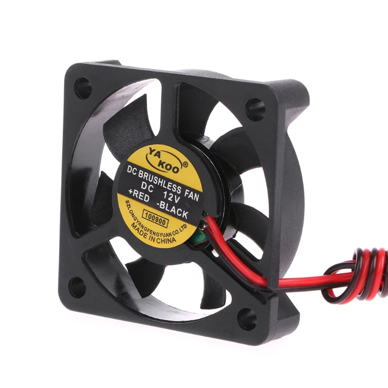 DC 12V 0.12A 2 контактный 50x50x10 мм компьютер Процессор Системы Бесщеточный вентилятор