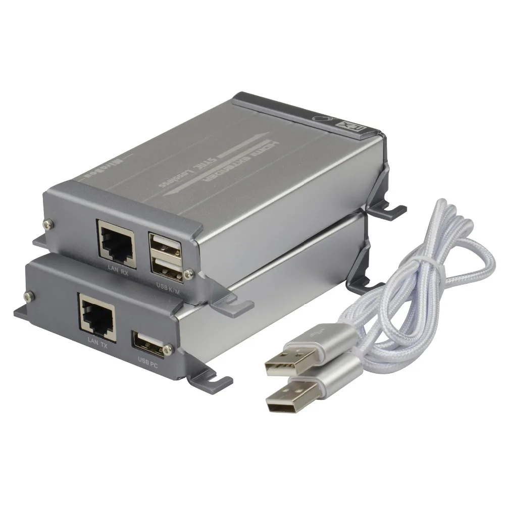 Elistooop KVM HDMI сплиттер по Cat5 расширитель поддержка 1080P без потерь Nodelay 60m расширение
