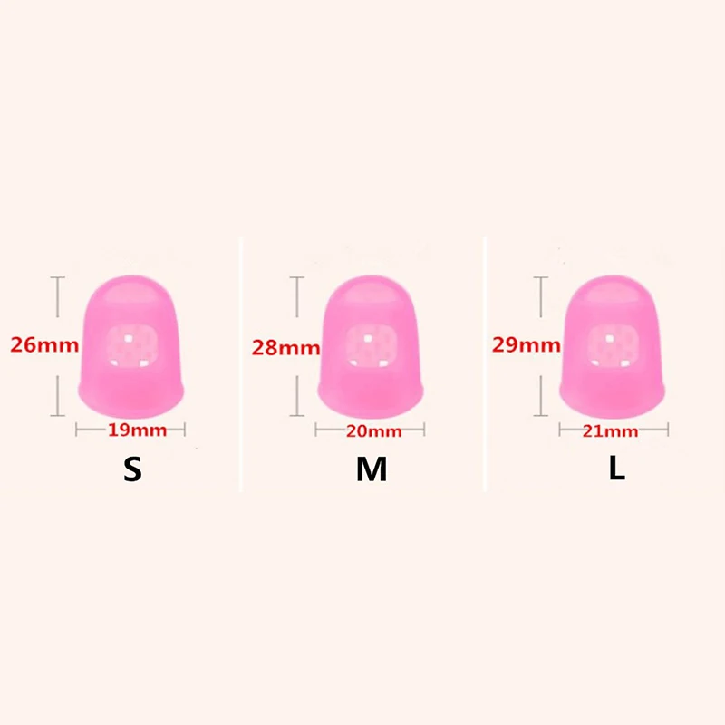 4 шт./компл. силиконовые защитные наконечники для гитары укулеле S M L случайный
