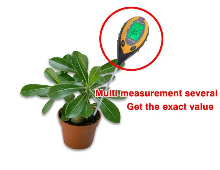 (10 шт.) Профессиональный 4 в 1 тестер температуры солнечного света и влажности с ЖК