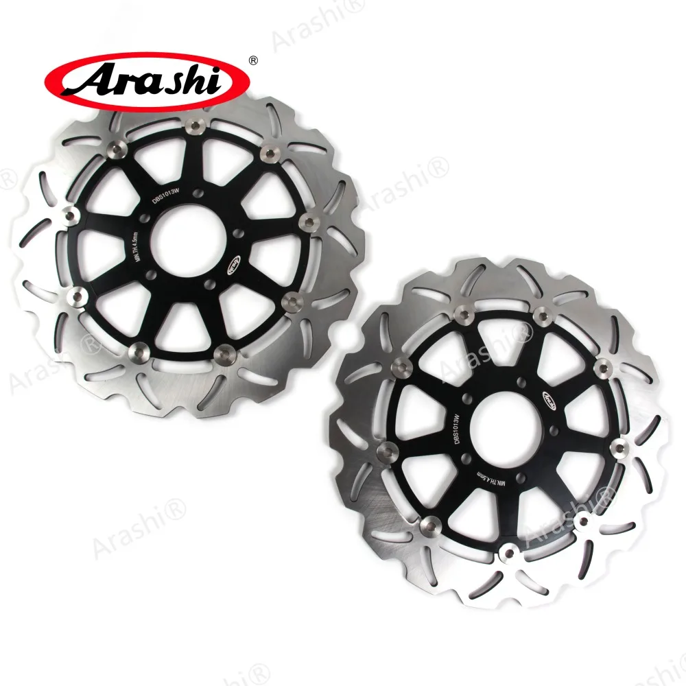 ARASHI CNC Front Brake Discs For SUZUKI GSX R HAYABUSA 1300 1999-2007 Brake Rotors Disks GSX1300R GSX-R GSXR 1300 2000 2001 2002