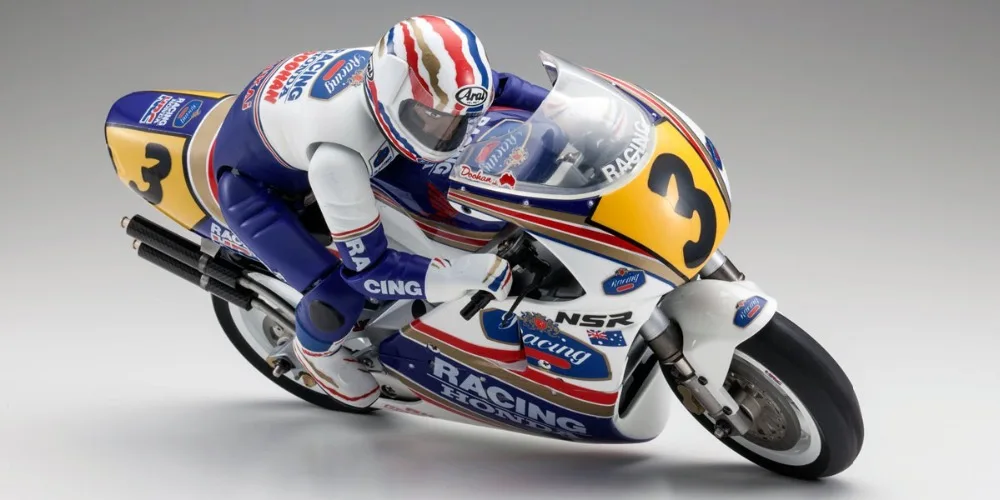 Kyosho 1/8 NSR500 мотоцикл полный корпус и наклейка|Детали аксессуары| |