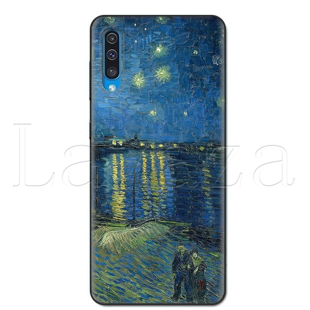 1 Lavaza Тонкий Ван Гог Звездная ночь мягкий чехол для samsung Примечание A3 A5 A6 A7 A8 A9 A10s A20s A30s A40s A50s 10 A70 8 9 J6 плюс - Цвет: 1