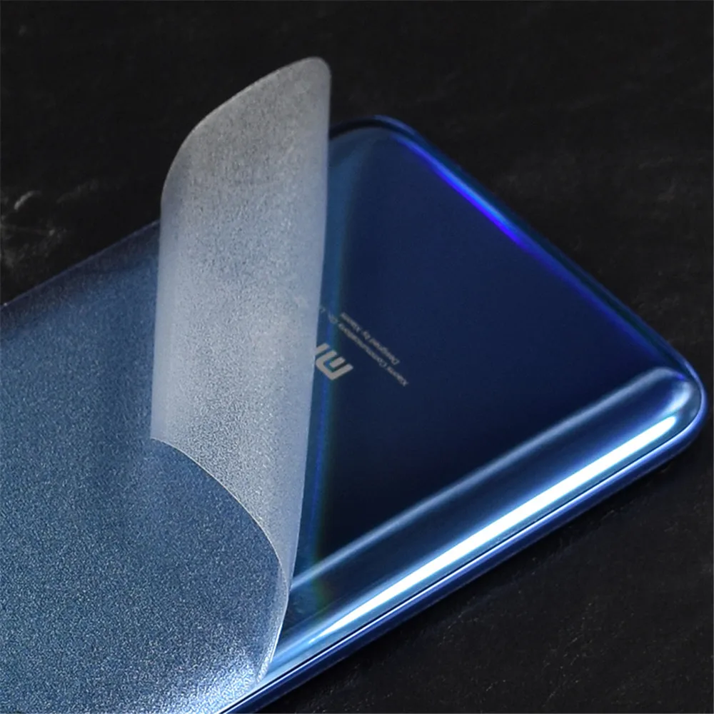 Прозрачная мягкая пленка из углеродного волокна для Xiaomi Mi 9 Mi9 8 Lite MiX3 прозрачная