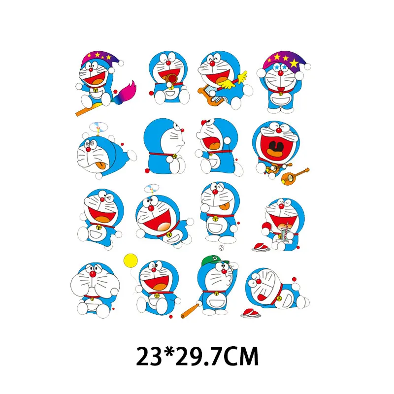 Children Like Cartoon Anime Patch for Clothing Sticker Set Heat Transfer Patches Diy T shirt Vinyl Baby Clothes Thermal Press E|Заплатки| |