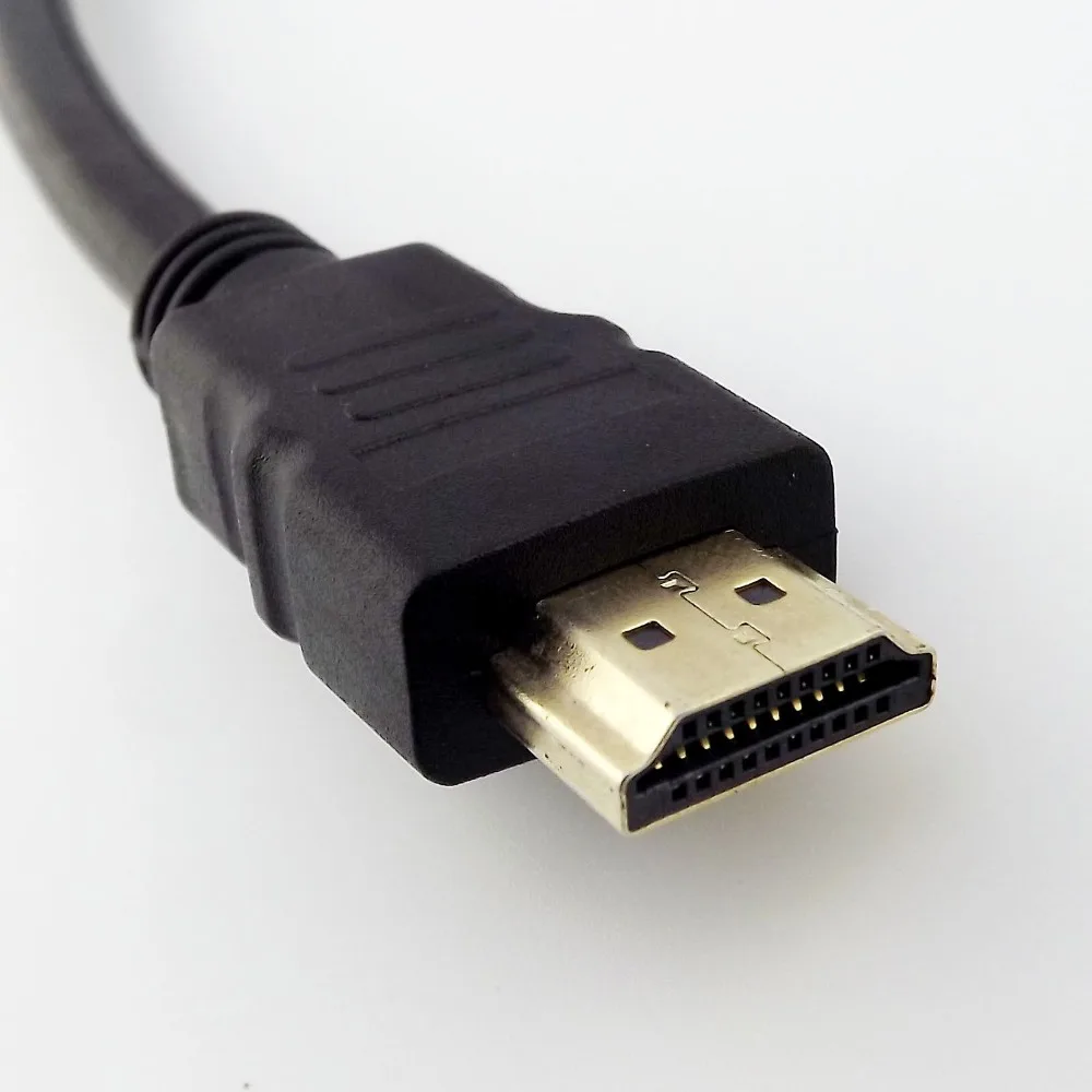 1 шт. разветвитель переходник 1080P HDMI на 2 гнезда 30 см|hdmi out|hdmi port1080p hdmi |