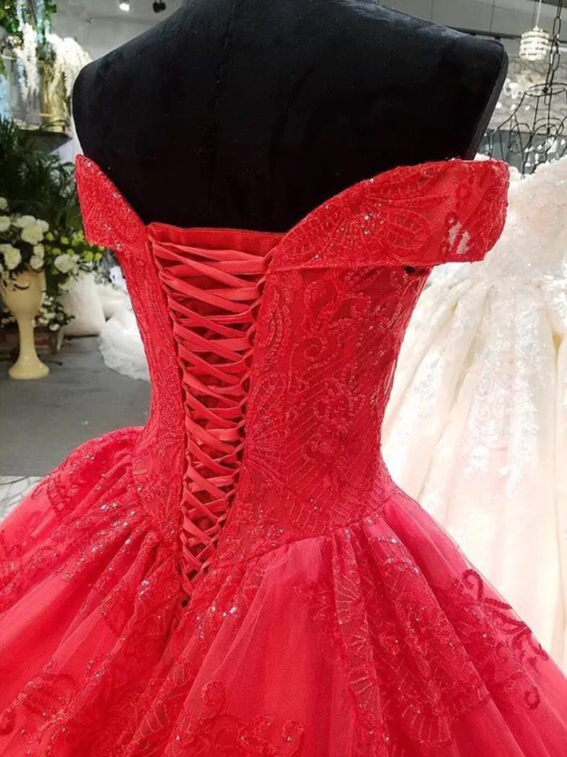 Ангел NOVIAS длинное красное бальное платье Саудовская Аравия Свадебные платья длинным шлейфом Vestido де Novia Свадебные платья