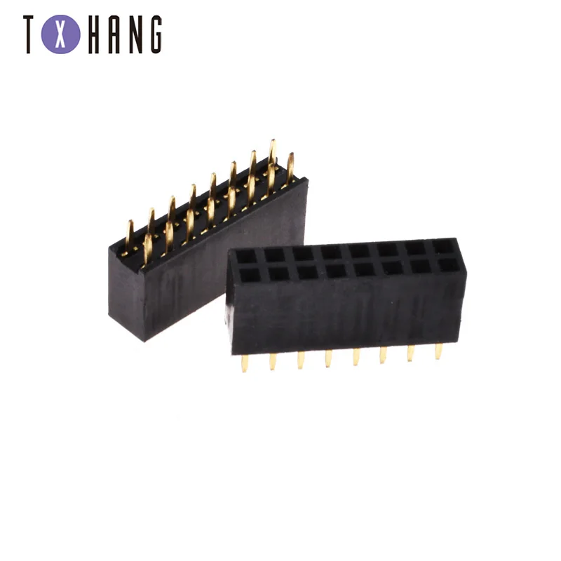 10 шт. 2 54 мм двухрядная гнездовая плата 3 40P PCB штырьковый разъем коннектор для Arduino 4