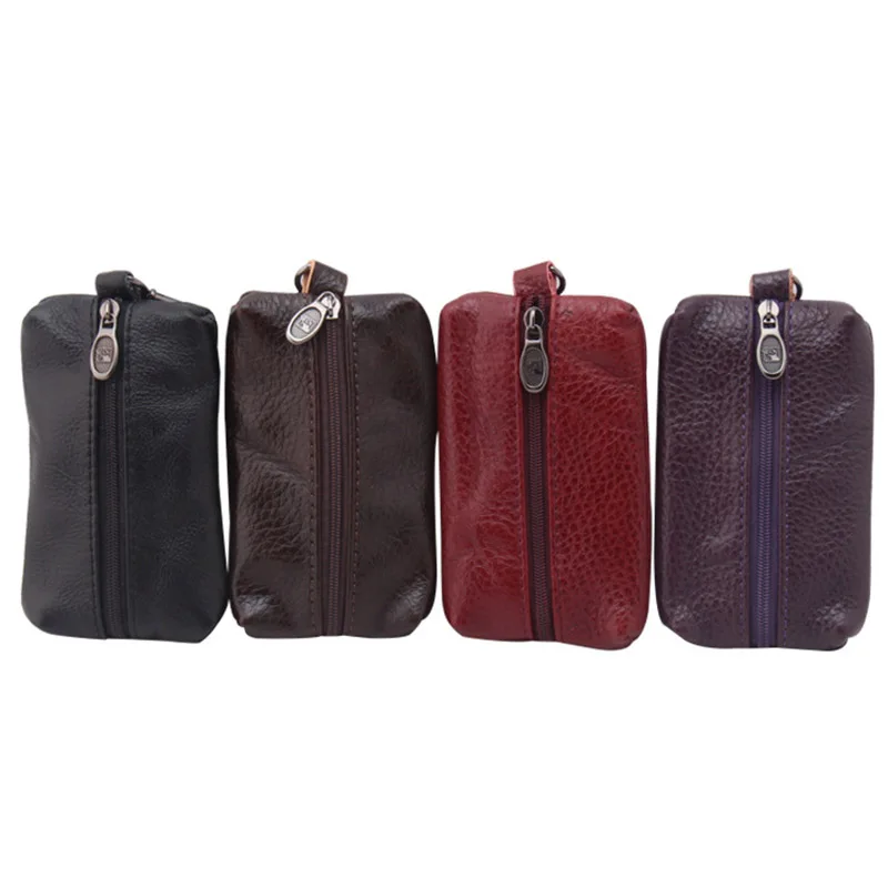 EDC Keychain Leather Carabiner Key Holder Outdoor Tools Organizer Multi Tool Zipper Bag Camping Equipment | Спорт и развлечения