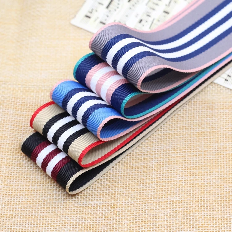 

New 1 Yard (38mm 25mm) Stripe Ribbons Handmade Tape Satin Ribbon For DIY Decorative Arts and Crafts Hair Bow Sewing Accessories