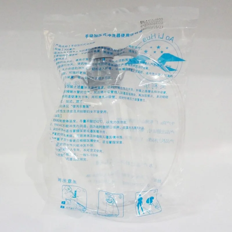 Горячая Распродажа 300 мл Анальный Душ Мойка под давлением очистка анальной