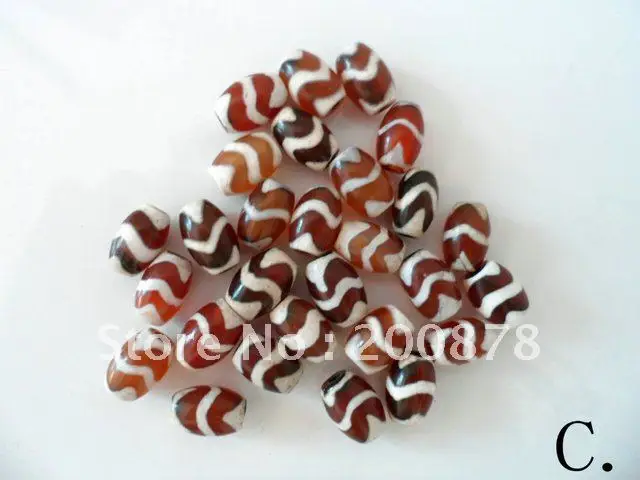 TSB0405 микс Оптовая Продажа тибетские мини дзи свободные бусы 10 бусин партия|beads