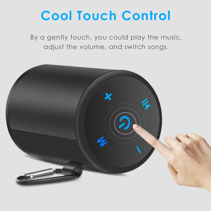 Aimitek T2 Водонепроницаемая уличная bluetooth колонка 5 Вт Портативная Беспроводная с