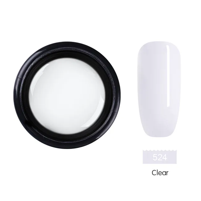 7ml Color 524 UR SUGAR Nail Art Poly Nail Gel Manicure Clear Pink Natural Hard Jelly Builder French Nail Extend Gel Acrylic Building Varnish - Цвет: 7ml Color 524