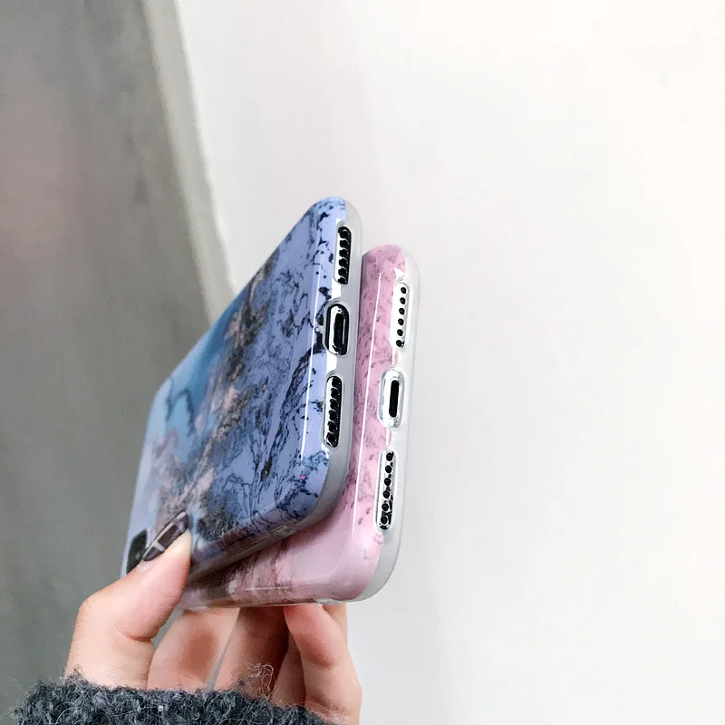 POBLU горячего тиснения IMD ТПУ Мягкая задняя крышка для телефона iPhone XR XS Max 6s 7 8 плюс