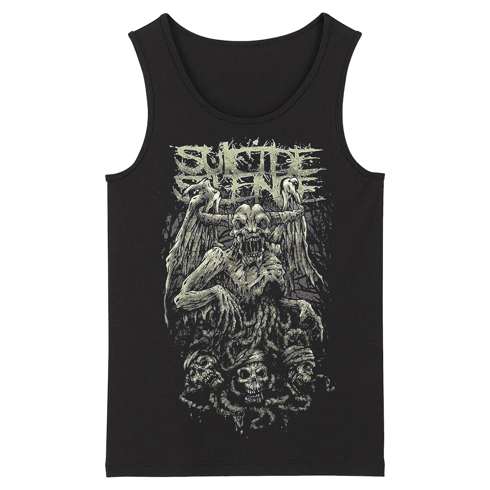 Todhoof SUICIDE SILENCE Rap Металл альтернатива Металл Deathcore мужской топ топы на бретелях Азиатский размер