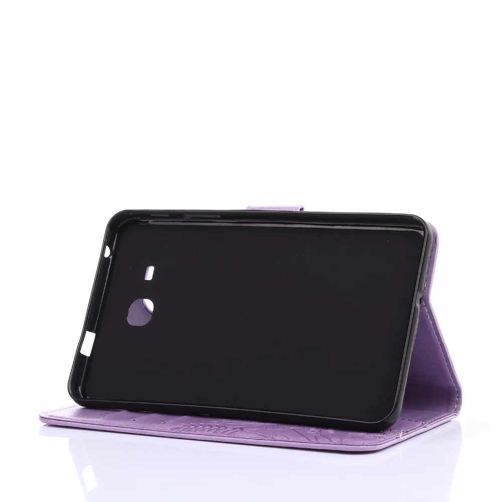 Tablet Protective Shell Cover Case for Samsung Galaxy Tab A A6 7.0 T280 T285 3D Flower PU Leather Soft TPU Smart Stand Back | Компьютеры и
