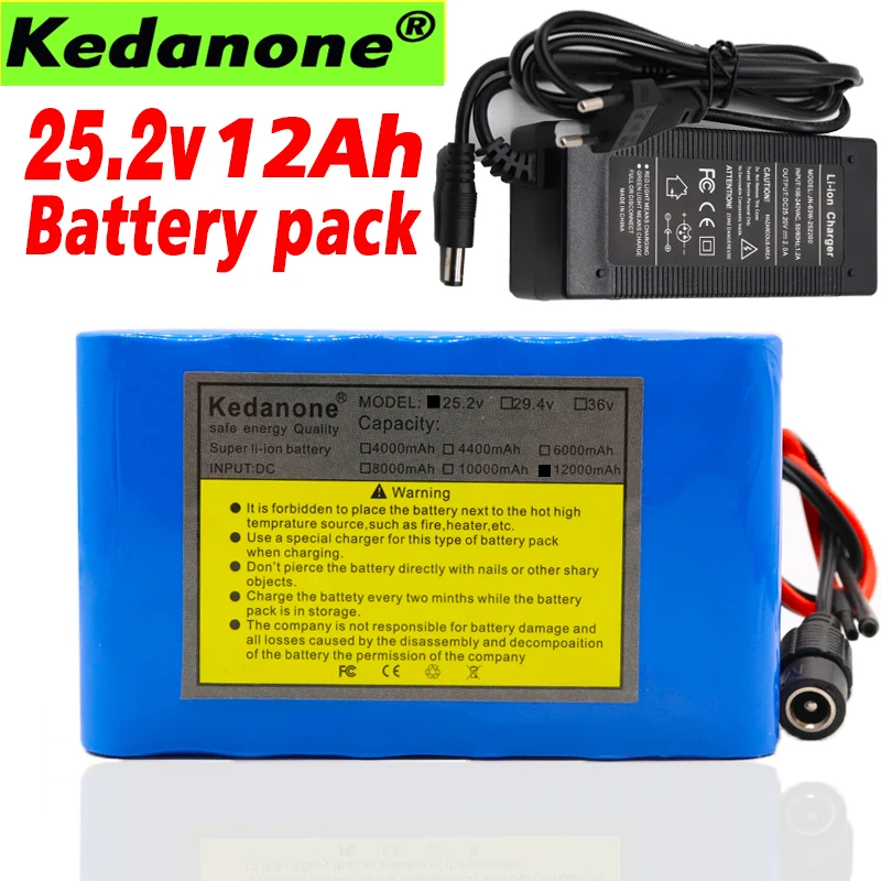 25 2 v 12ah 6S6P литиевая аккумуляторная батарея 24 V 12000 mAh литий ионный аккумулятор для