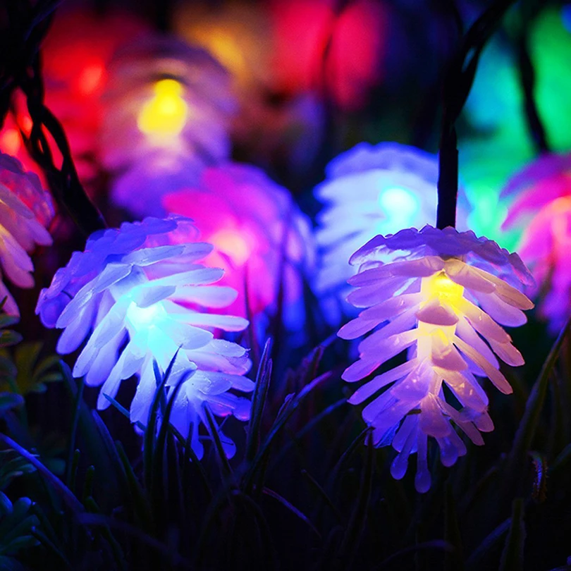 HUSUYUHU SISI 4 м 20 светодиодный s RGB светодиодный гирлянды рождественские гирлянды вечерние садовые украшения Свадебный декор для зала сказочные огни