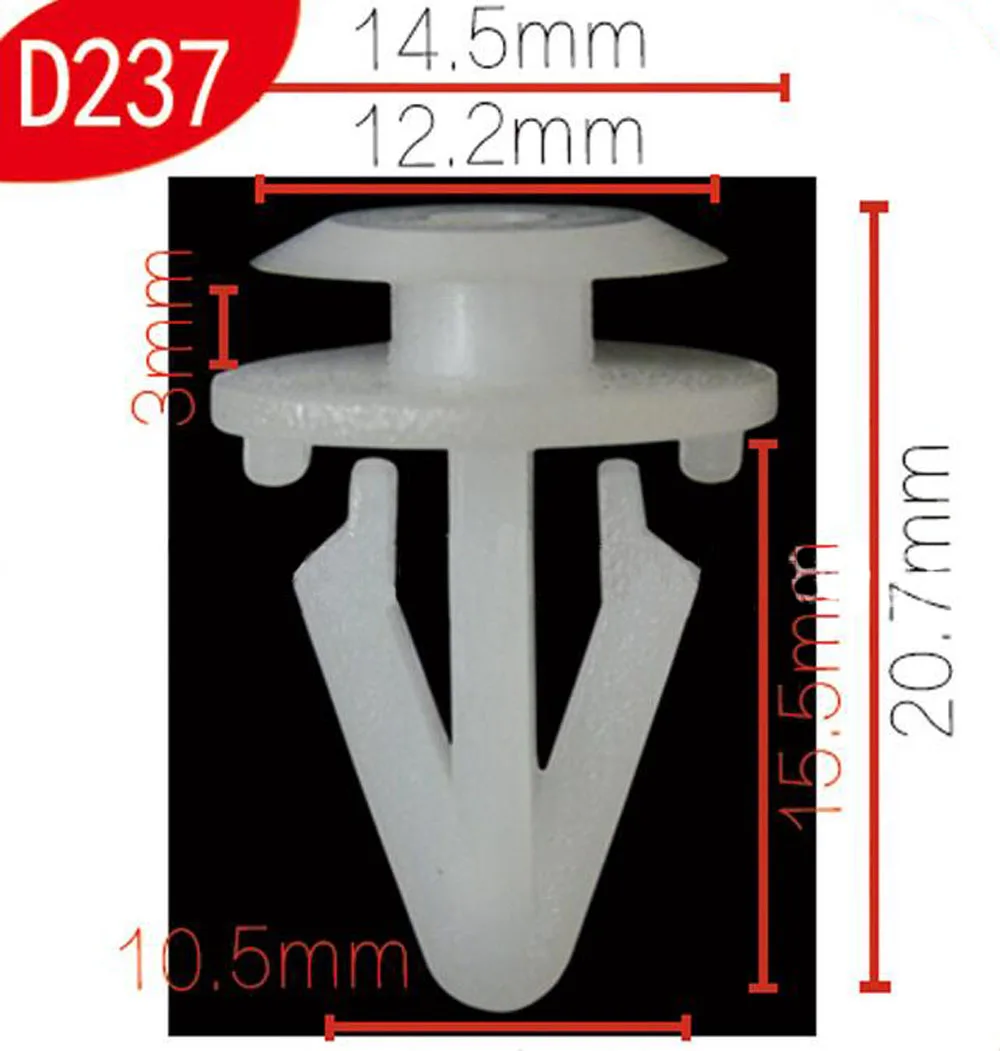 1000 шт. зажим для панели двери автомобиля пряжка украшения автомобильный