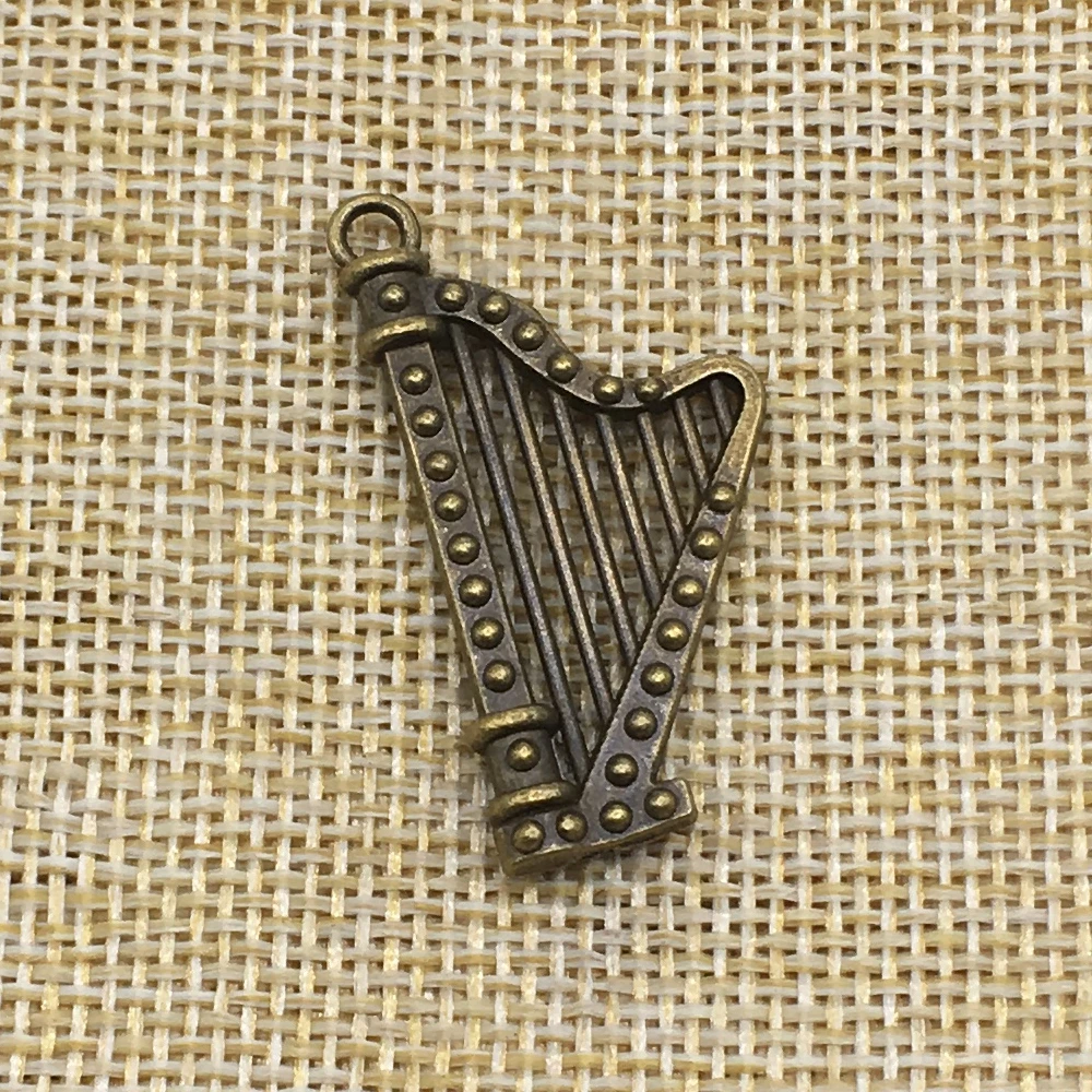 10 шт. Harp подвеска под бронзу старину цвет DIY для изготовления украшений вручную |