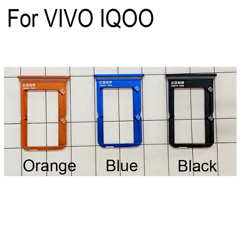 

Оригинальный новый лоток для SIM-карты VIVO IQOO, серебристый лоток для SD-карты, лоток для SIM-карты, двойной ящик для SIM-карты, замена для VIVO IQOO iqoo