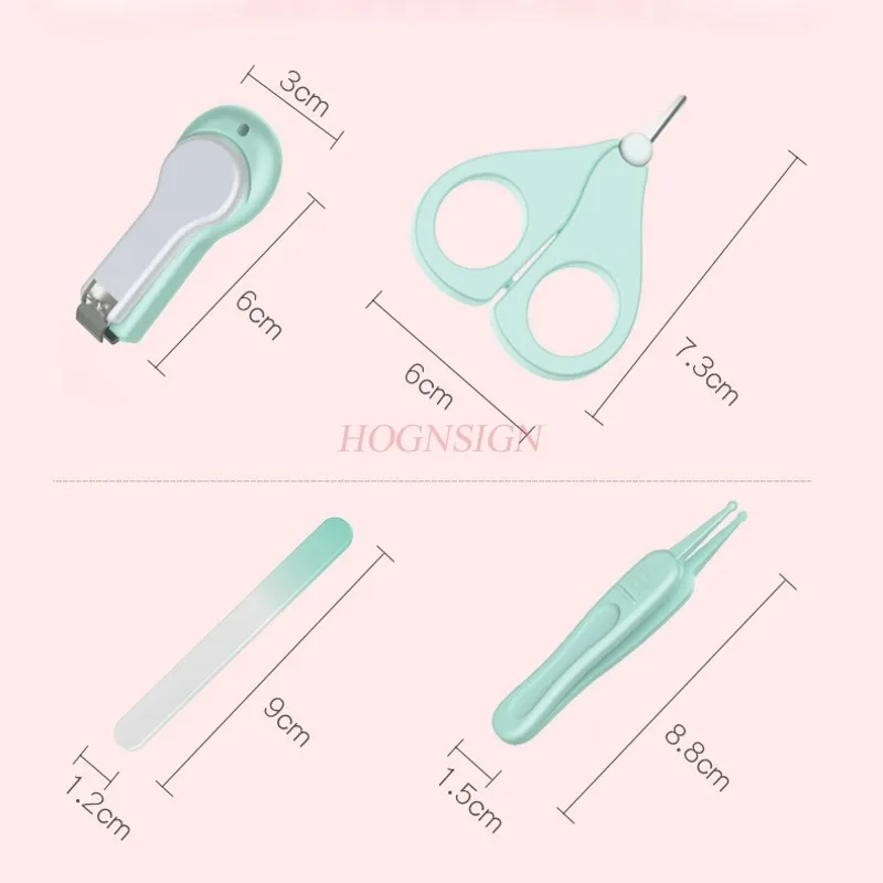 Baby Nail Scissors Anti-meat Baby Infant Kit Newborn Newborn Special Child Nail Clippers Baby Nail Polisher Sale images - 6