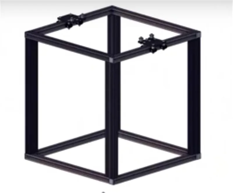 1set* Creality ENDER-4 3D printer parts aluminum profile kit black anodized linear rail set