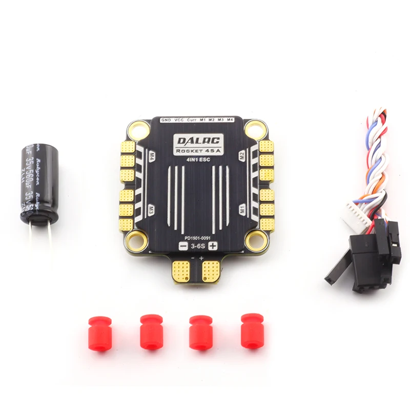 DALRC Rocket 45A 4 в 1 ESC 30 5*30 5 мм 3 6S BLheli32 поддержка DShot1200 STM32f051 FPV Бесщеточный & F722 DUAL