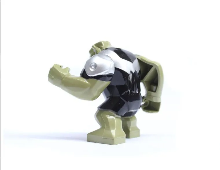 Decool Супер Герои Мстители черный зеленый Биг Гоблин миньфиг Халк Сборка DIY модель