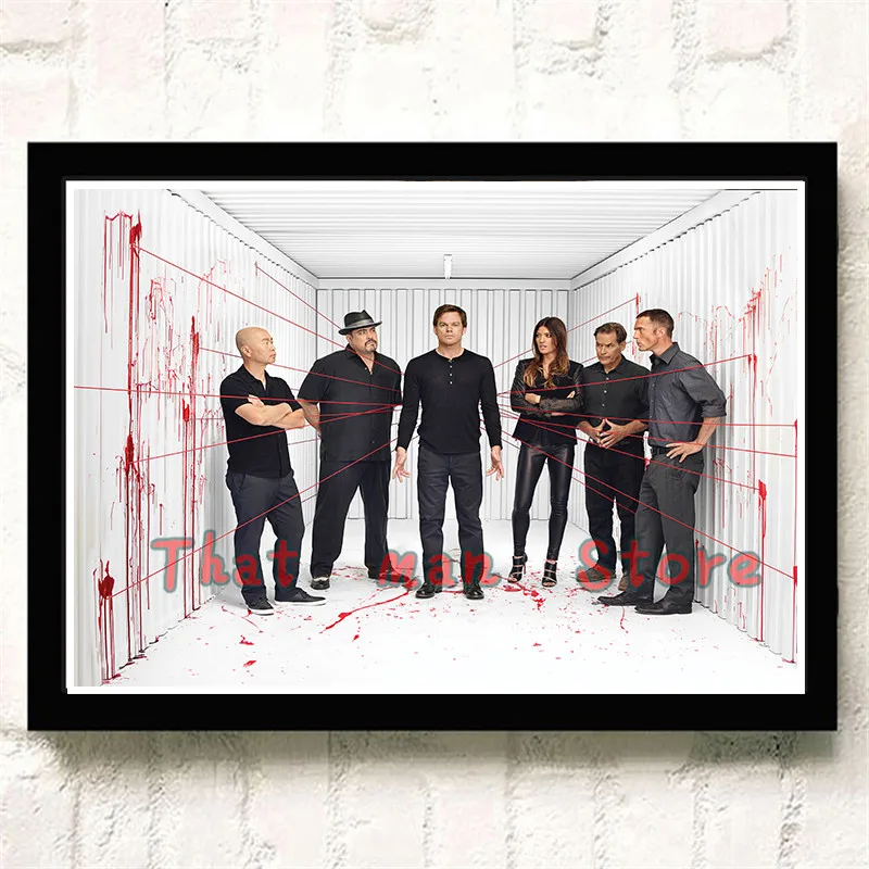Декстер постеры кино стикеры Настенные с белым покрытием бумага печать