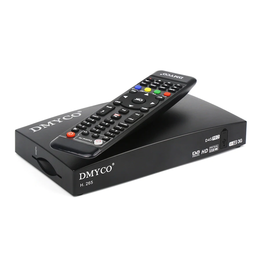 [Подлинный] DMYCO HD DVB-S2 спутниковый ресивер D4S Pro AC3 LNB ТВ тюнер Поддержка power Vu Bisskey Newcamd Youtube декодер+ USB Wifi