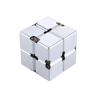 Новинка 2019 игрушки из алюминиевого сплава Бесконечность куб антистресс снятие