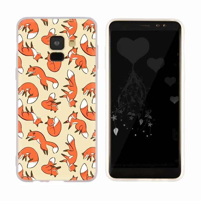 a6 Г-н милое платье с лисой для samsung Galaxy A10/A30/A40/A50/A70 A9 A8 A6 a7 A3 A5 ТПУ чехол мягкое сиденье автомобиля - Цвет: a6