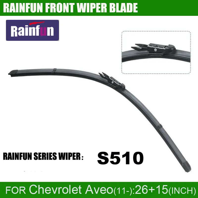 Щетка стеклоочистителя RAINFUN для нового Chevrolet AVEO(11 ) 2 шт./лот|wiper blade|car wiper bladewindshield |