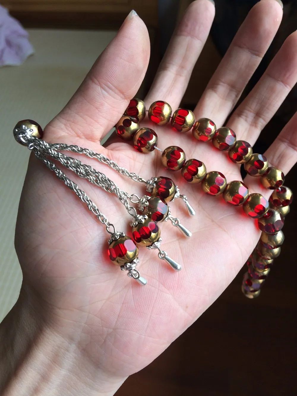 Мусульманских подарок 33 tasbih Misbaha Tasbeeh masbaha tesbih четки ислам подарки