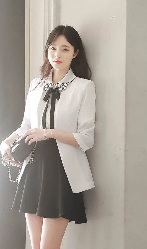 Вышитый черный пояс Бант ожерелье жилет блузка рубашка Съемная Модная свитер с