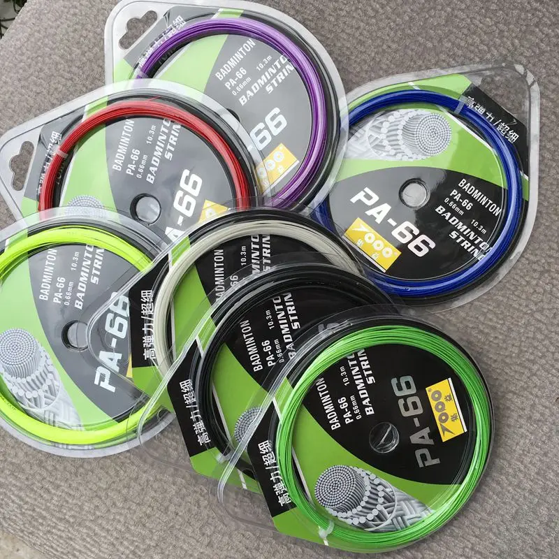 10 шт. тонкие ракетки для бадминтона 0 66 мм 6 цветов м