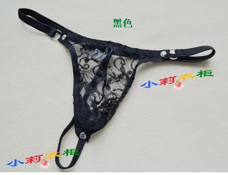 Бесплатная доставка мужское кружевное нижнее белье для геев сексуальные стринги